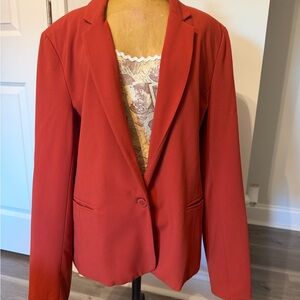 Women's burnt orange Blazer
